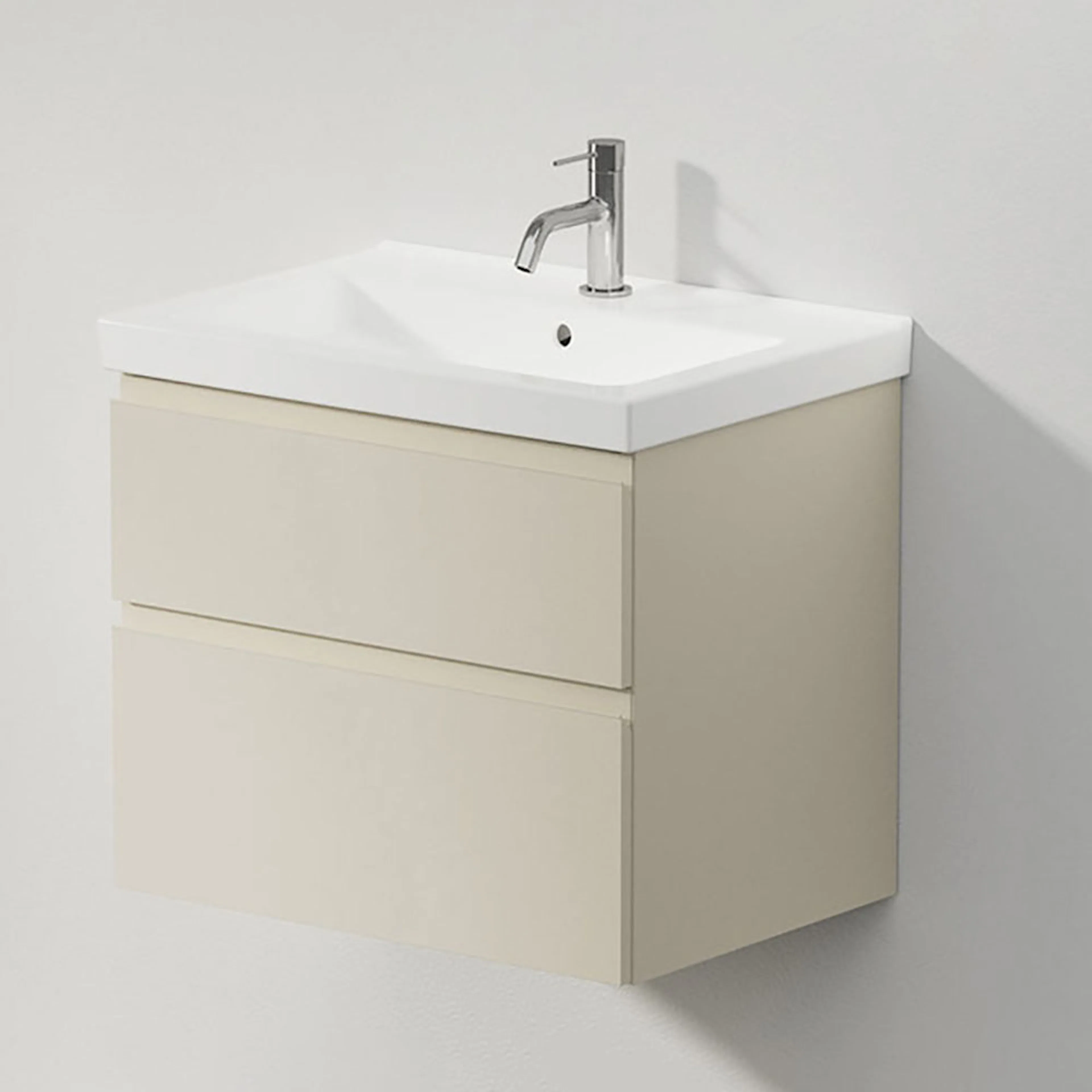 VISKAN Grip 60, Light Sand, 2 Lådor, 590x490x425 mm Bredd: 600 mm, Light Sand