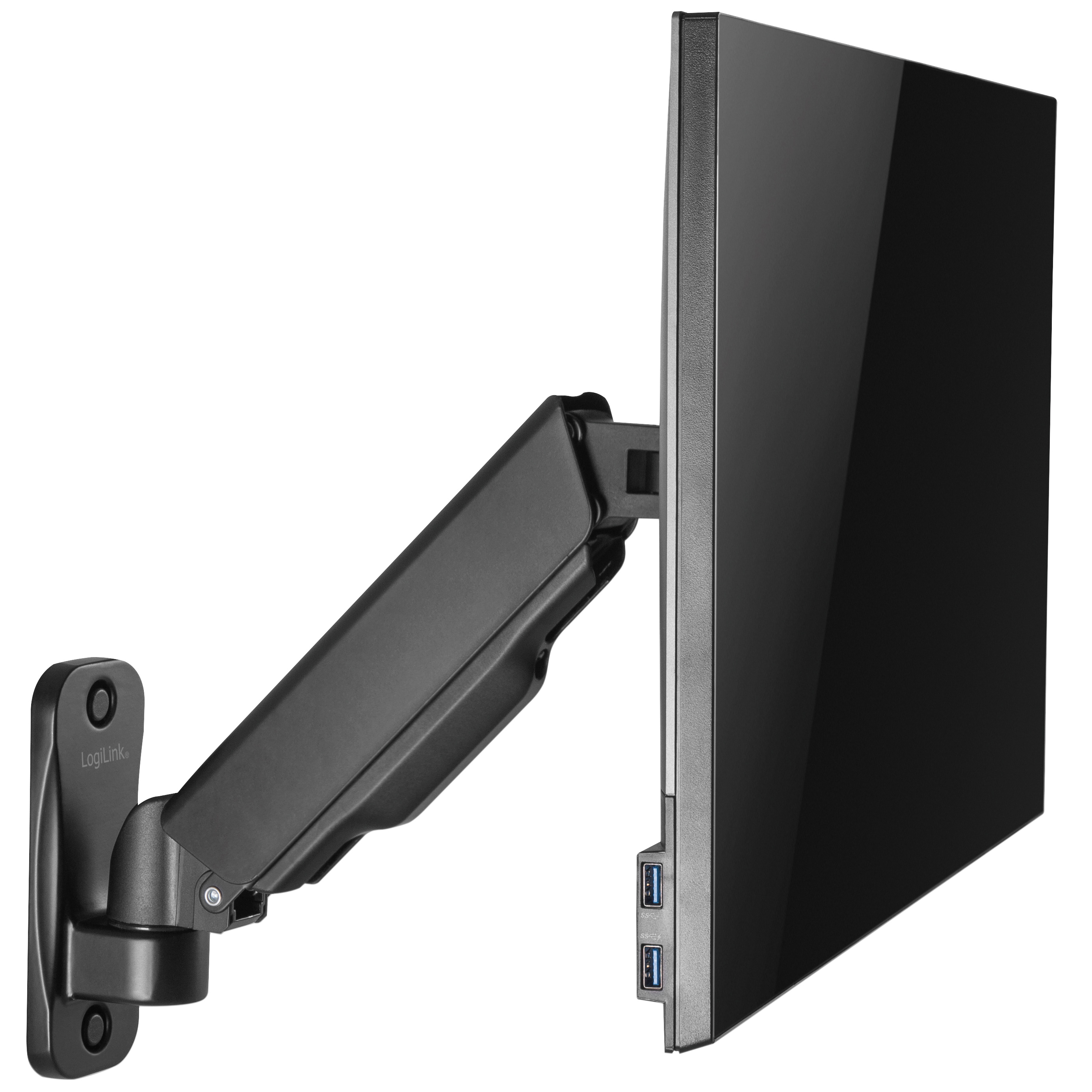 Monitorarm LogiLink Väggfäste 17-32 tum Gasfjädrad 260 mm