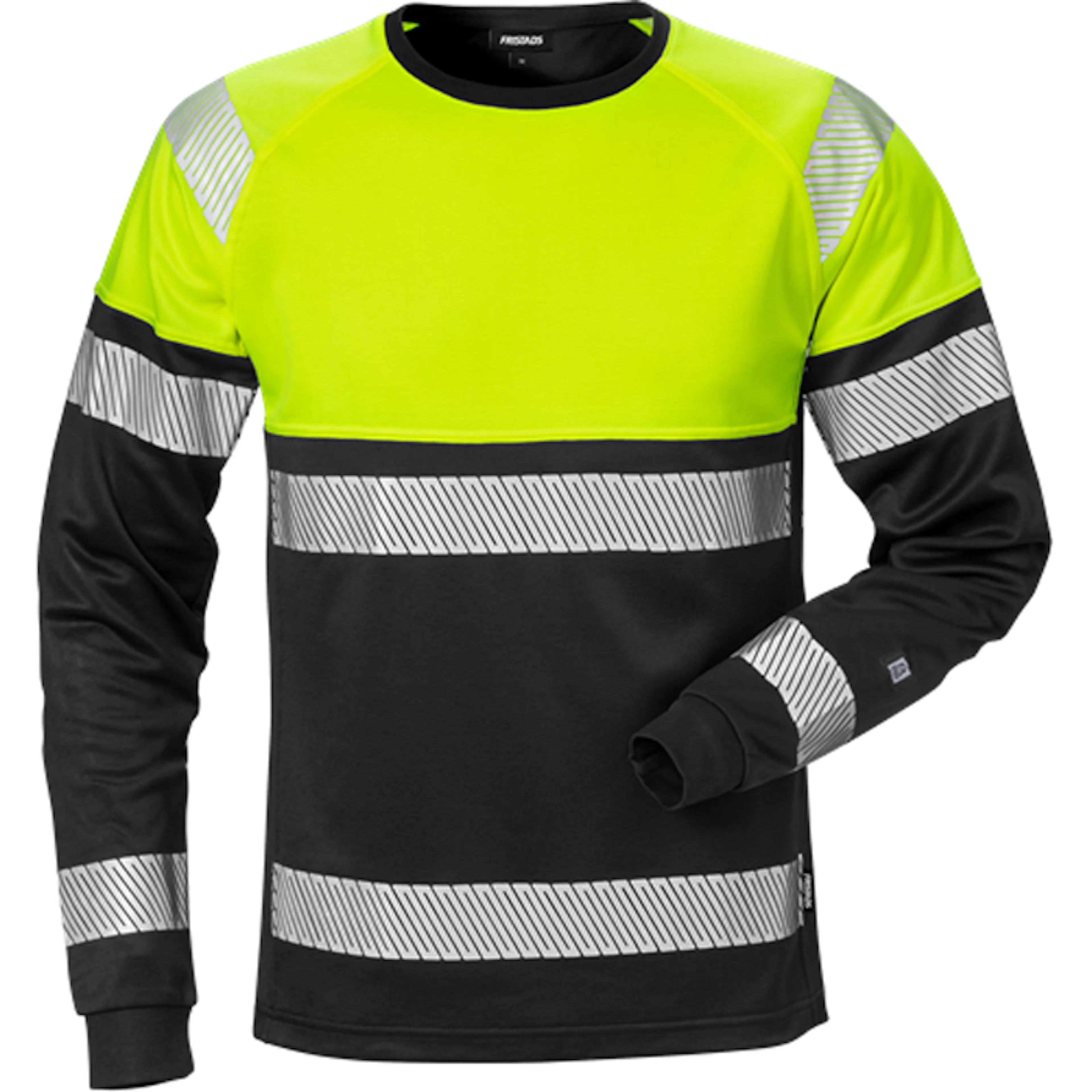 Varsel långärmad T-shirt 7519 THV, kl 1 Storlek: L, Gul/Svart