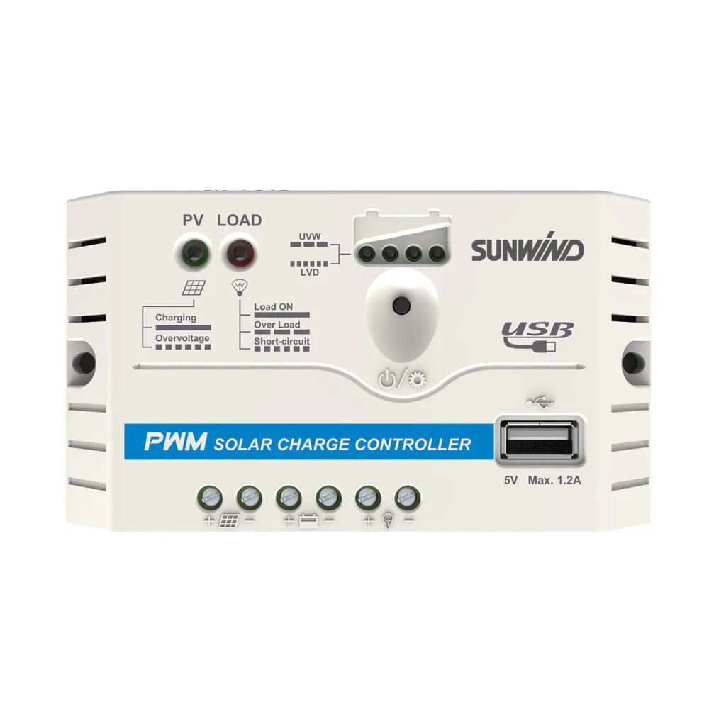 Solcellsregulator Sunwind Basic 10A 12V