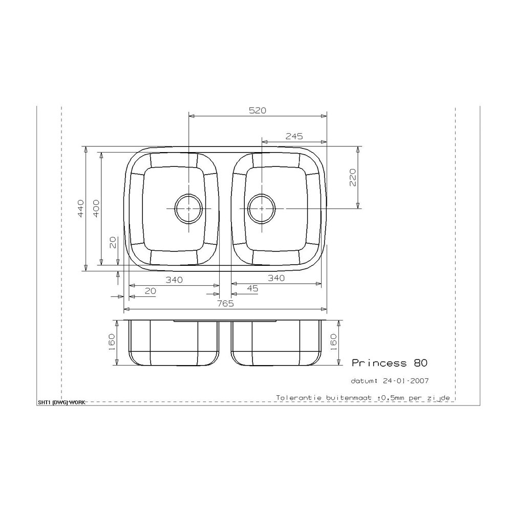 Disklådor DecoSteel Princess 80