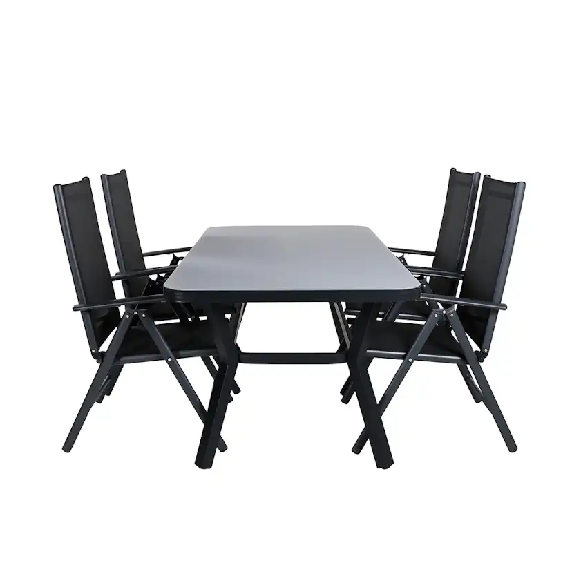 Matgrupp Venture Home Vyn med 4 Chair Matstolar