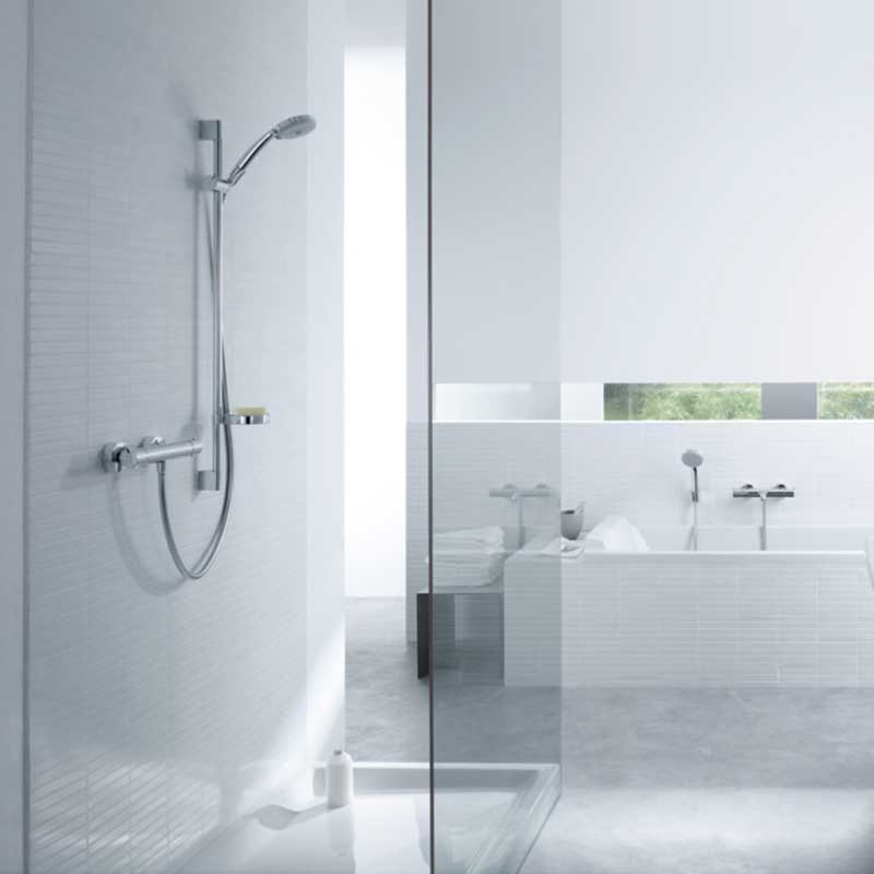 Duschset Hansgrohe Croma 100 Ecostat Comfort 150 cc H: 668 mm utan EcoSmart