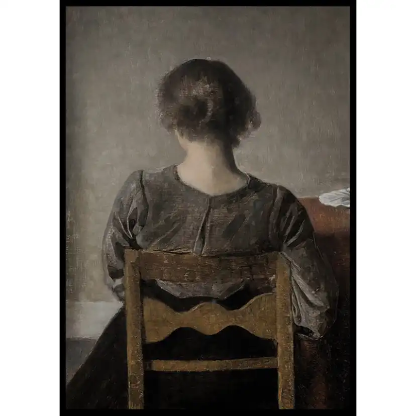 Poster Gallerix Hvile By Wilhelm Hammershøi