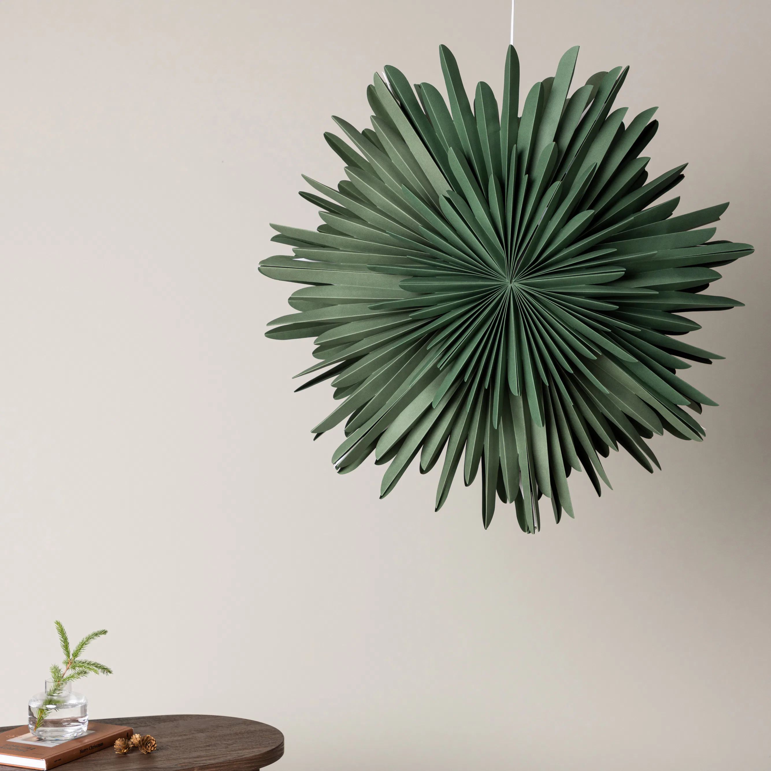 Sälen 80cm Pendant Lamp - Green / Green Grön, 80 cm