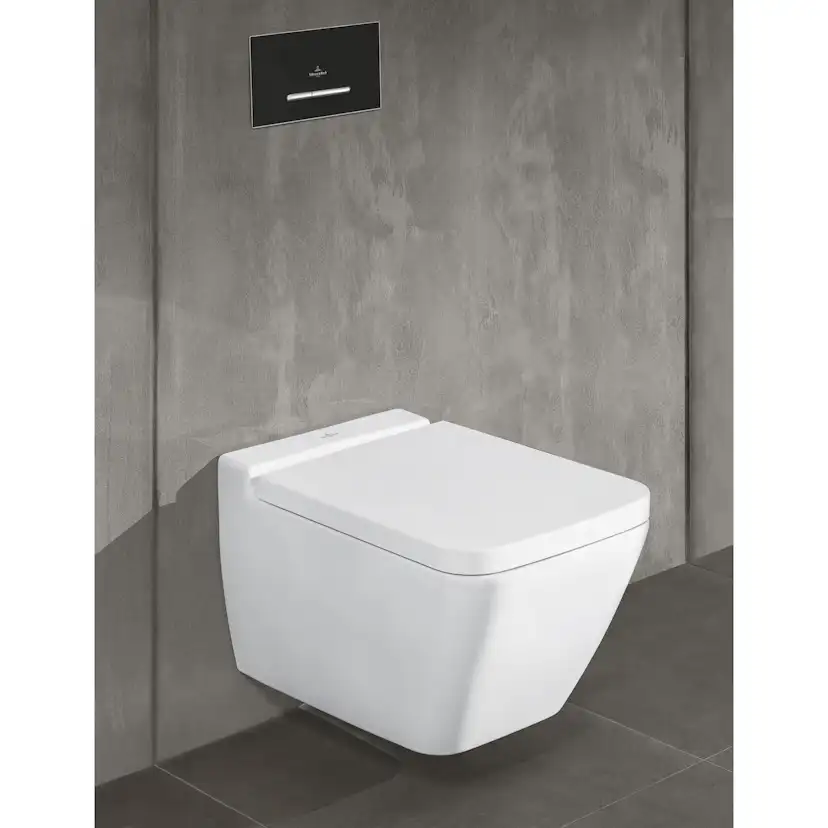 Spolknapp Villeroy & Boch ViConnect installationssystemen 92 Mattsvart