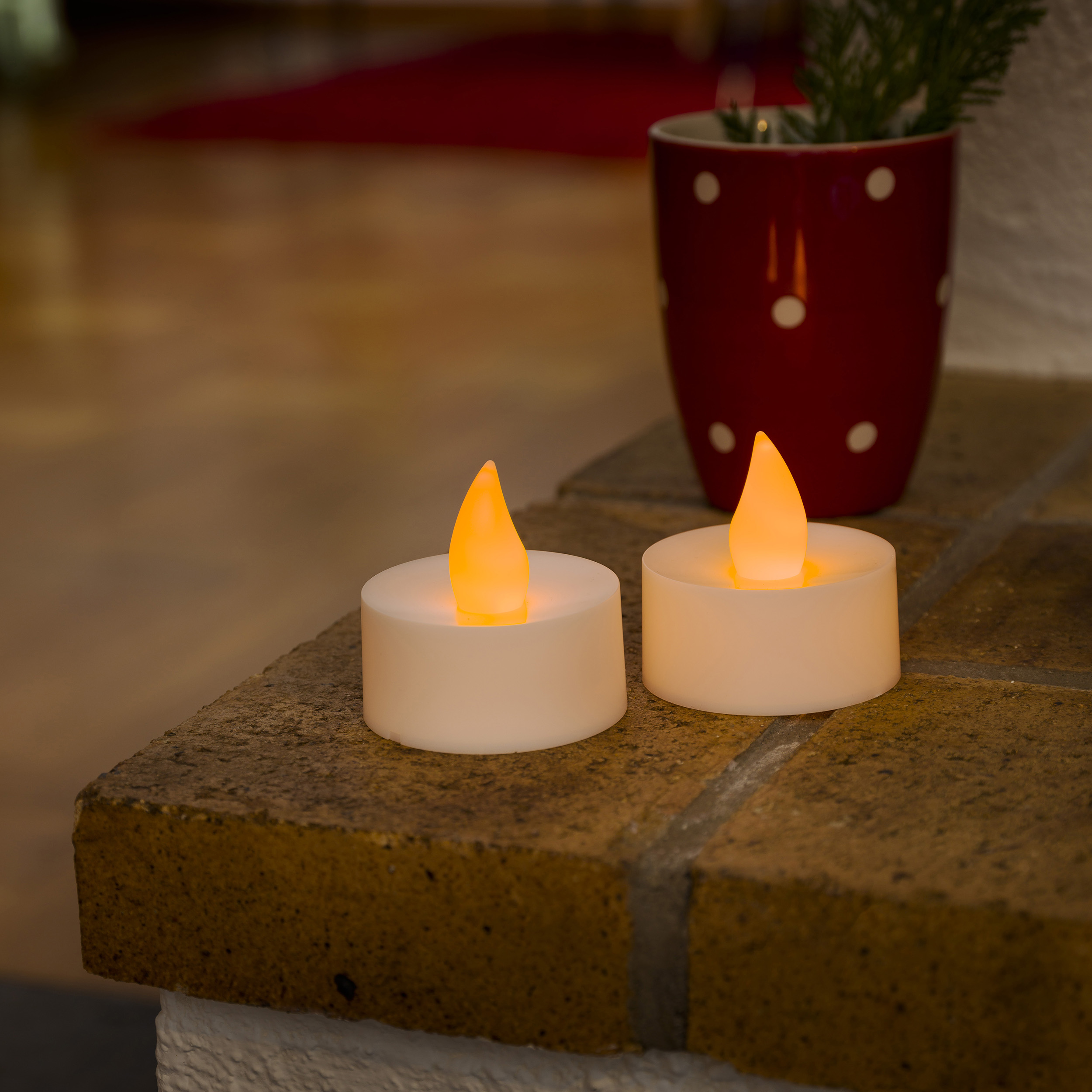 Värmeljus Gnosjö Konstsmide 1980-100 Batteridriven 2 st