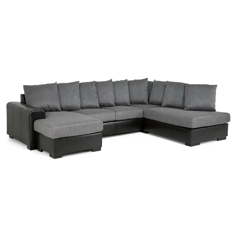 U-soffa Scandinavian Choice Ocean Large PU/Tyg