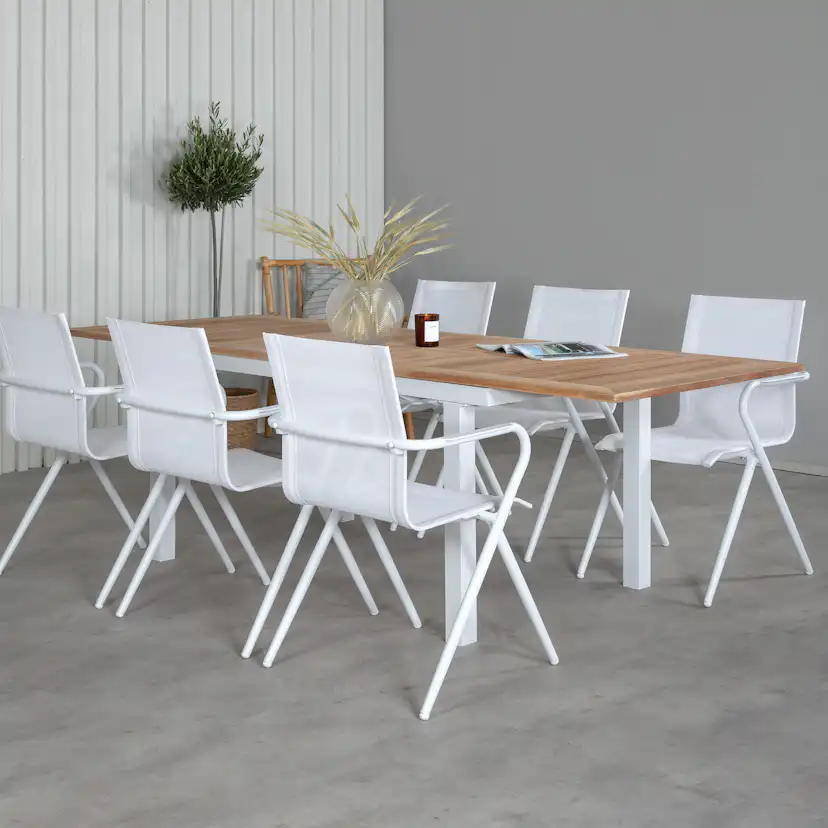 Matgrupp Venture Home Pave med 6 Act Stolar L: 160 cm
