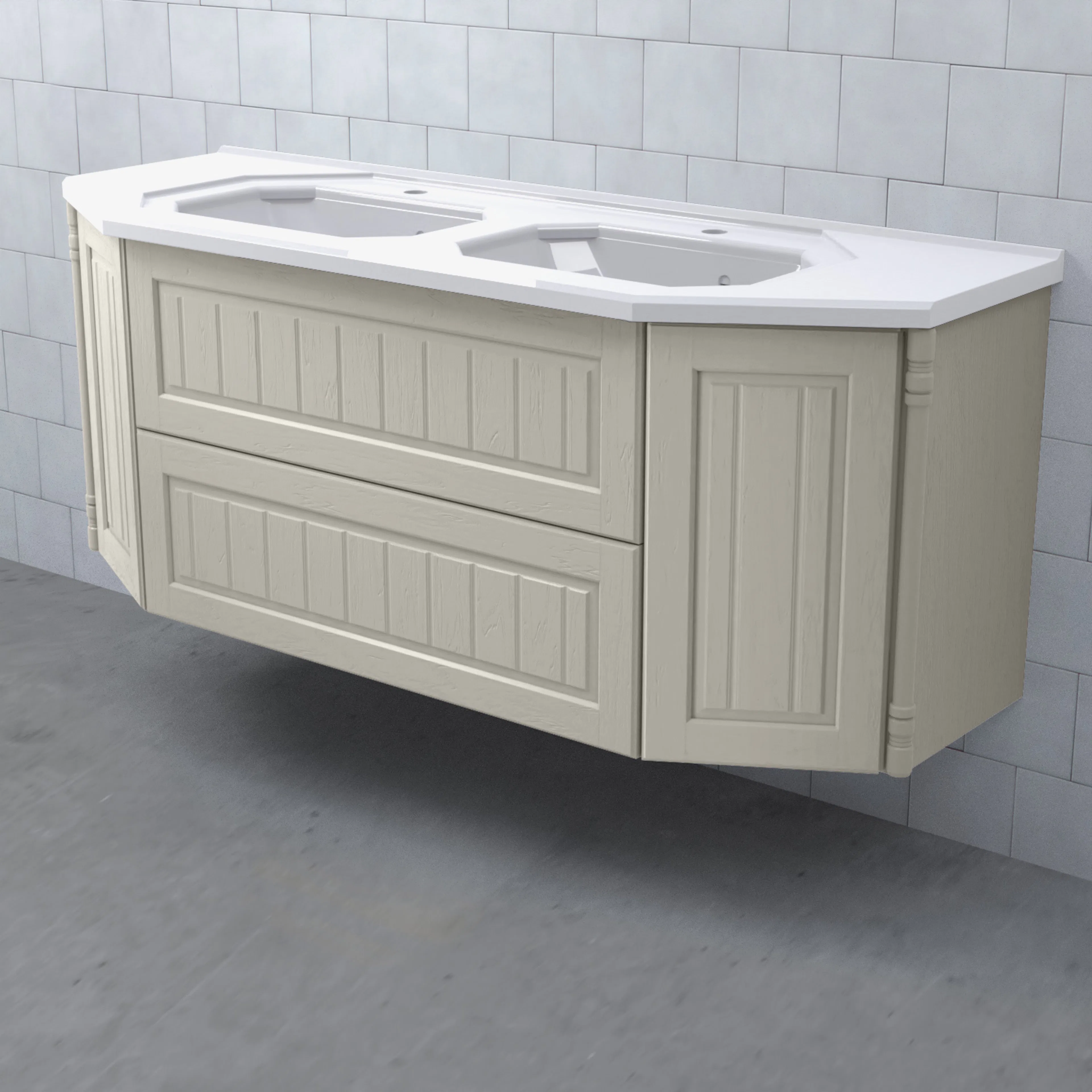VALHALL Kommod 150 Lådor Sand Sand