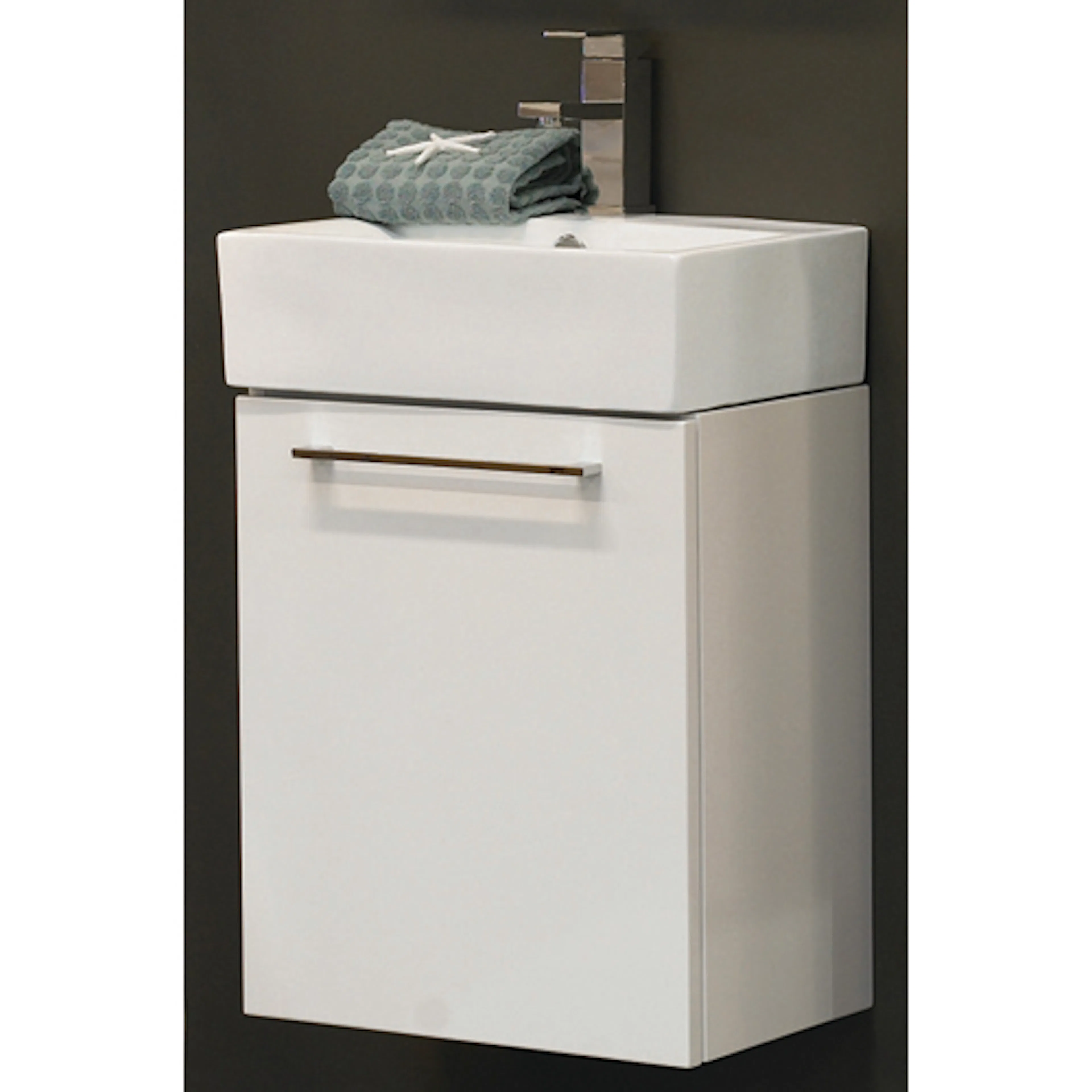 Möbelpaket Noro Single Vit Högblank