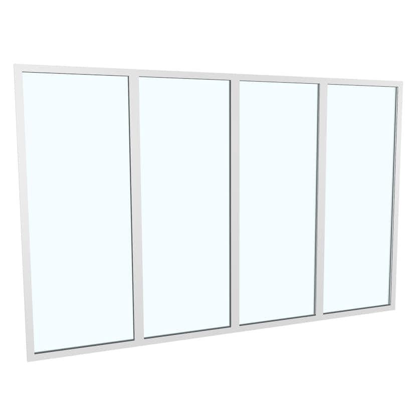 Fast Väggparti Landskap Robust Vår och höst 4-del