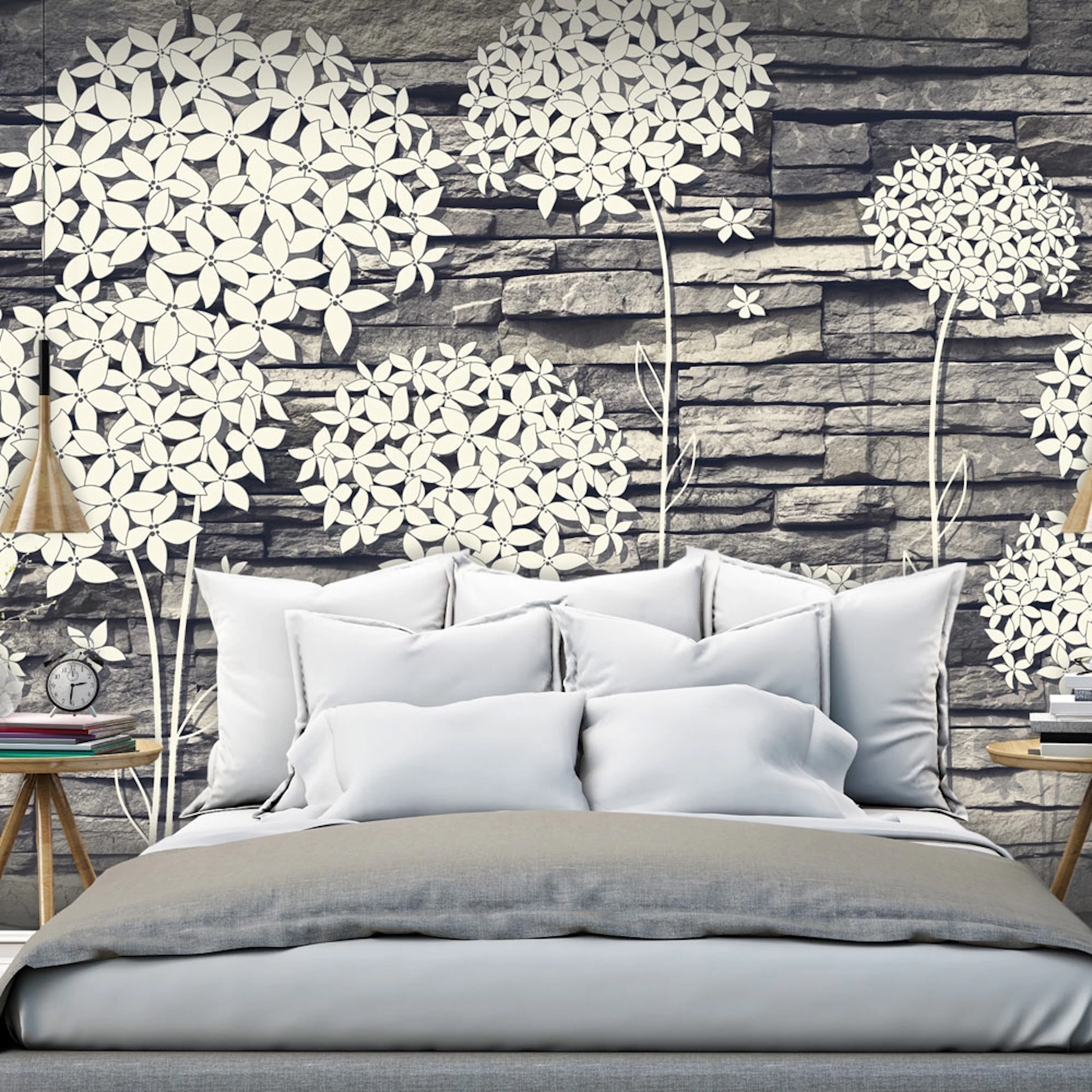 Fototapet Arkiio Stones Flowers