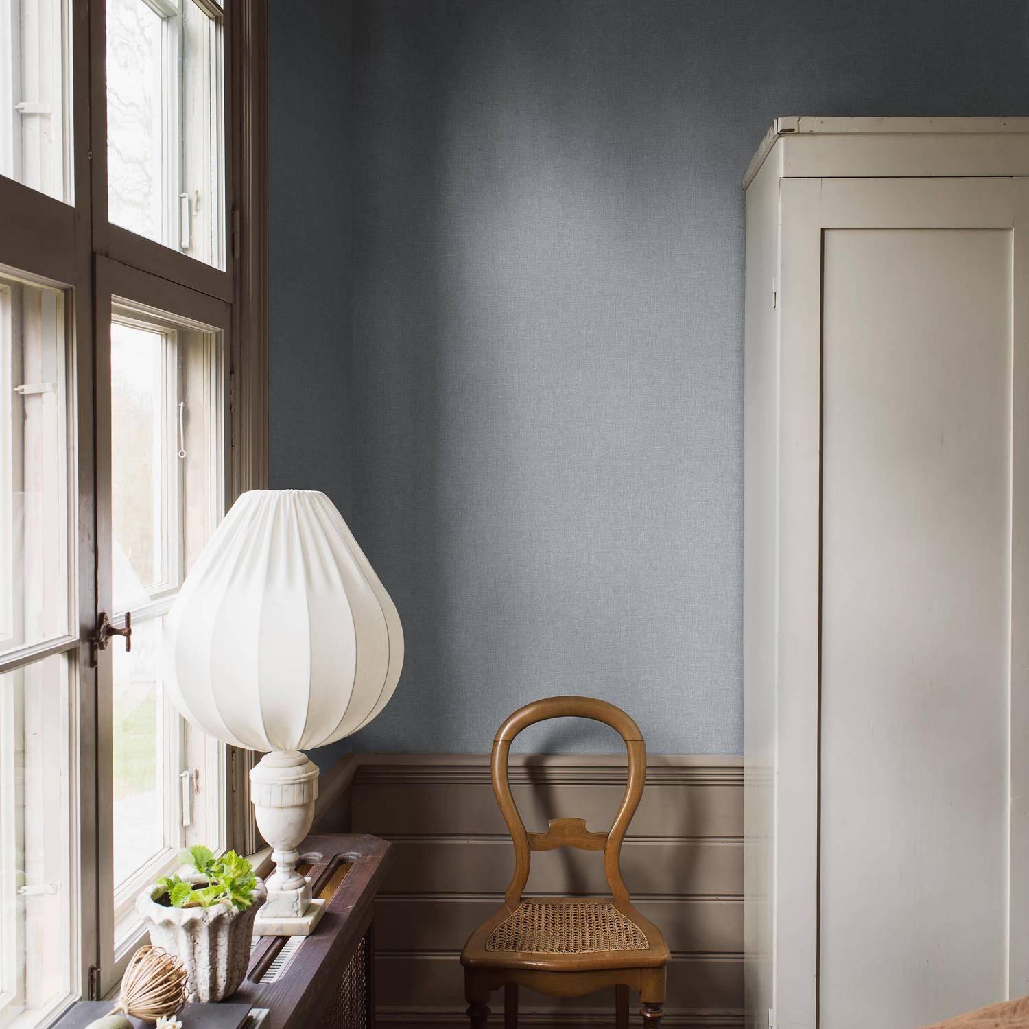 Tapet Boråstapeter Canvas Blue 6133