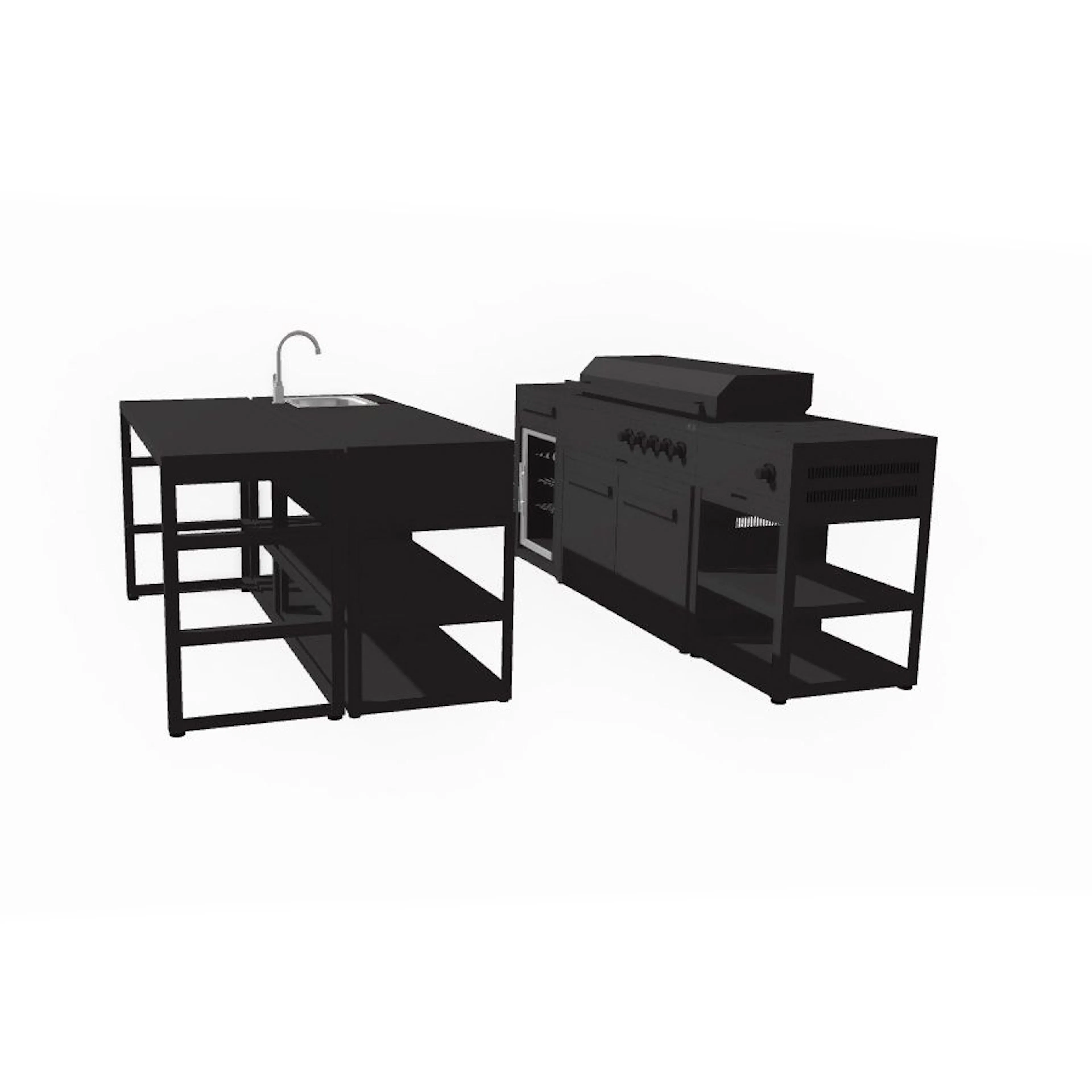 Fristående Utekök Myoutdoorkitchen Nordic Line Aarhus