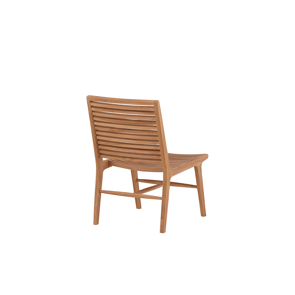 Loungestol Venture Home Ribbon Utomhusstol i Naturfärgad Teak