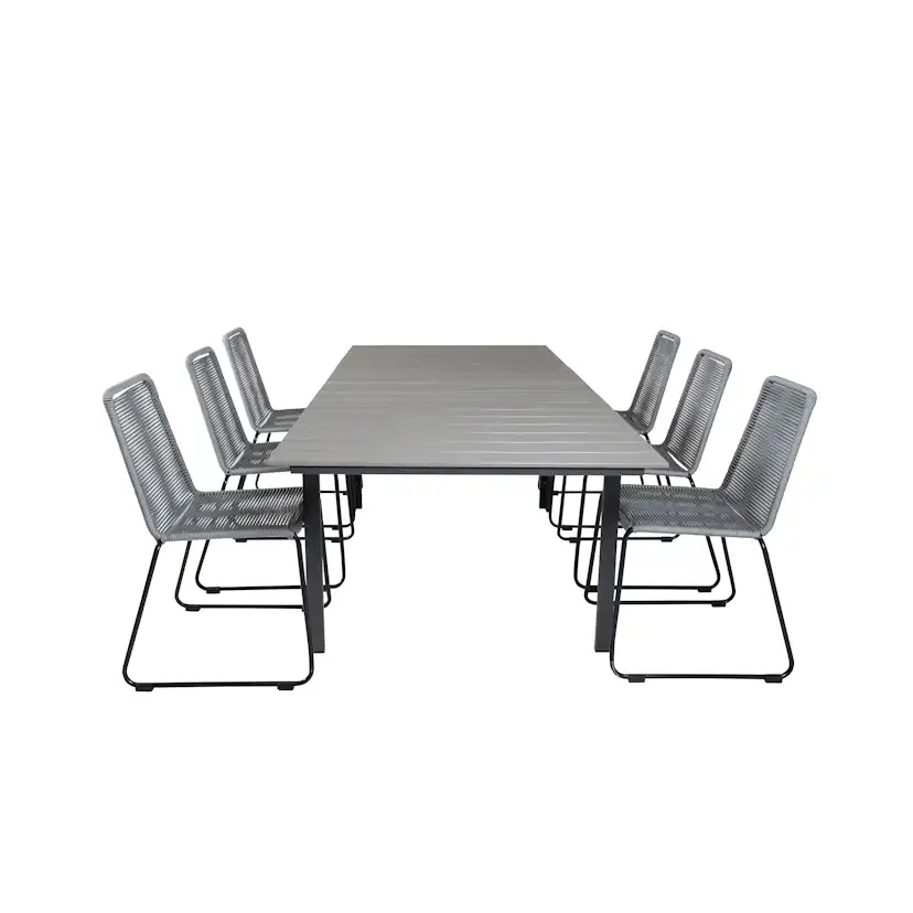 Matgrupp Venture Home Lova 160/240 med 6 Leon Stolar