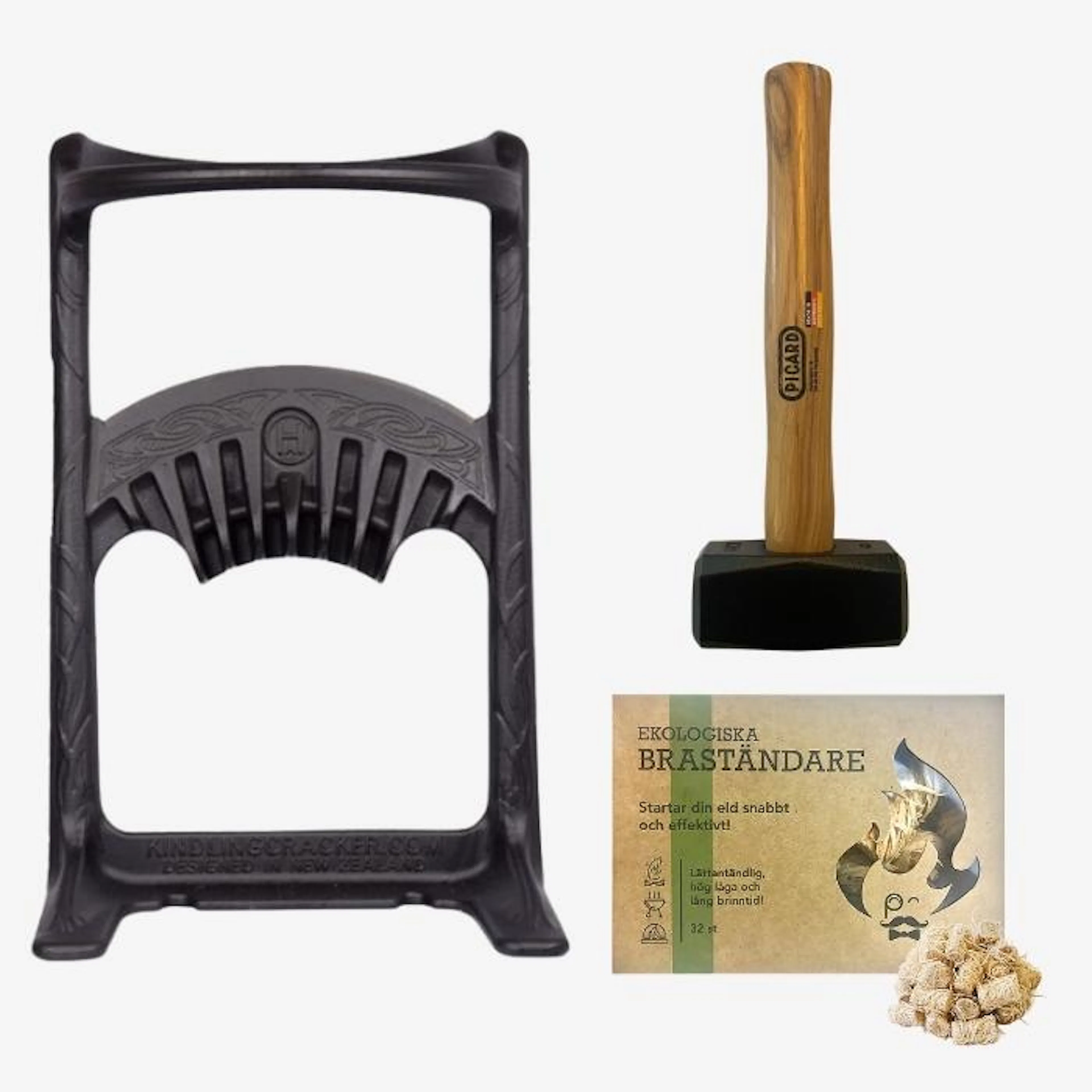 Vedklyv Kindling Cracker King Paket