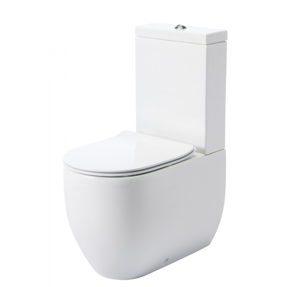 Toalettsits Lavabo Slim Mjukstängande Hårdsits
