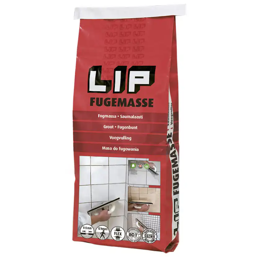 Kakelfog LIP Pärlvit 5 kg