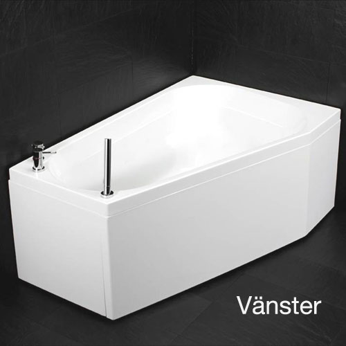 MOTION 160L FRONT VIT AKRYL Vit front i akryl, Vänsterutförande