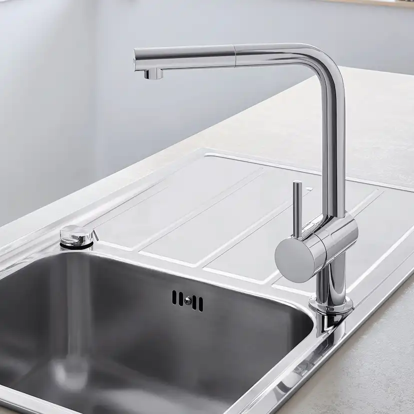 Köksblandare Grohe Minta 32168 Engreppsblandare Krom med Svängbar Pip & StarLight