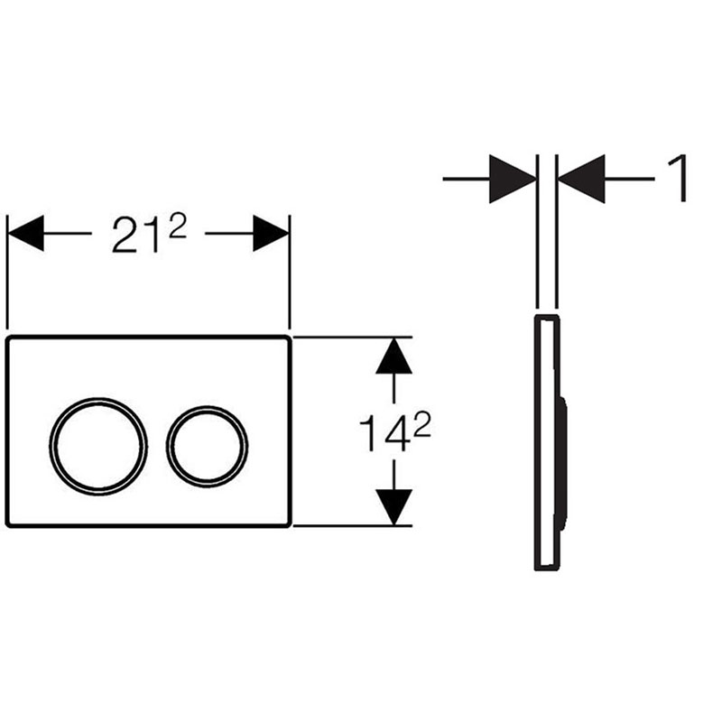 Vägghängd Toalettstol Ifö Sign 6875 med Geberit DuoFix Omega 82 cm Komplett