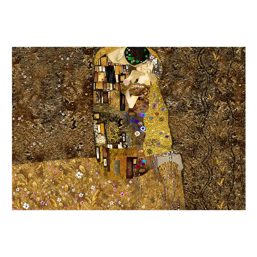 Fototapet Arkiio Klimt Inspiration: Golden Kiss