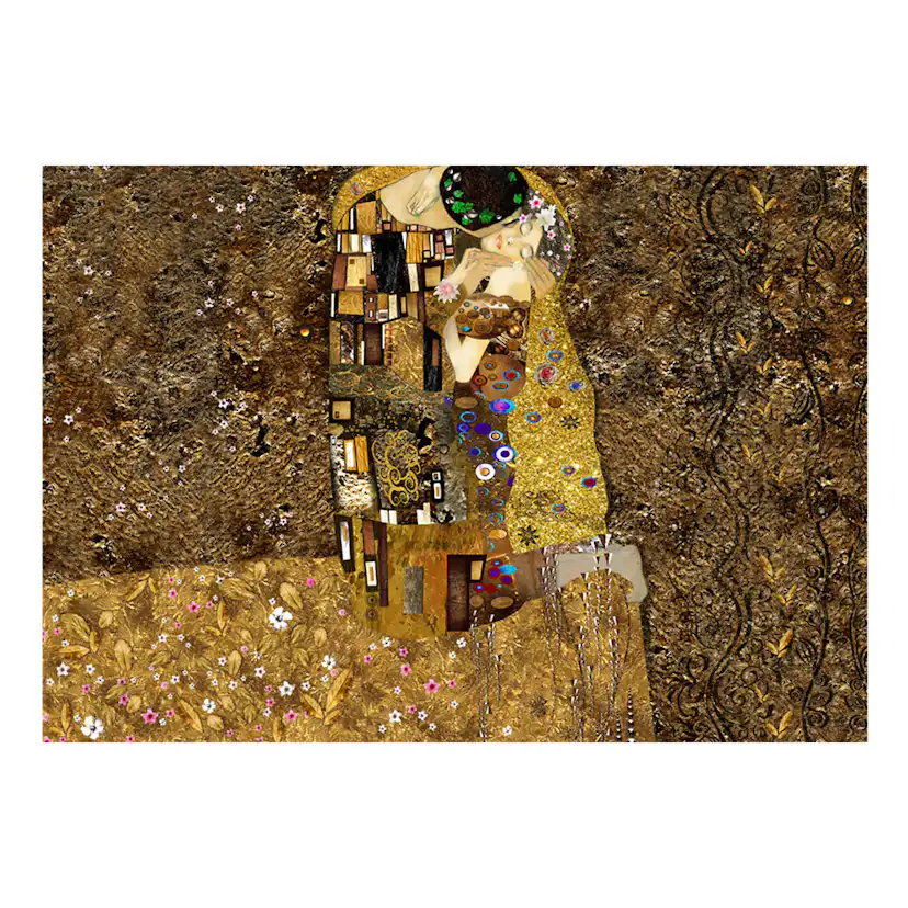 Fototapet Arkiio Klimt Inspiration: Golden Kiss