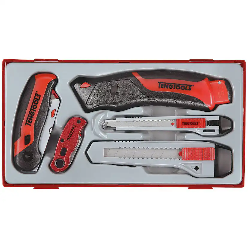 Kniv och knivbladssats 40 delar Teng Tools TTK40