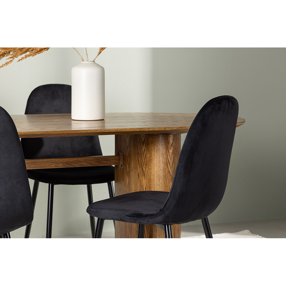 Matgrupp Venture Home Isolde med 4 Polar Stolar