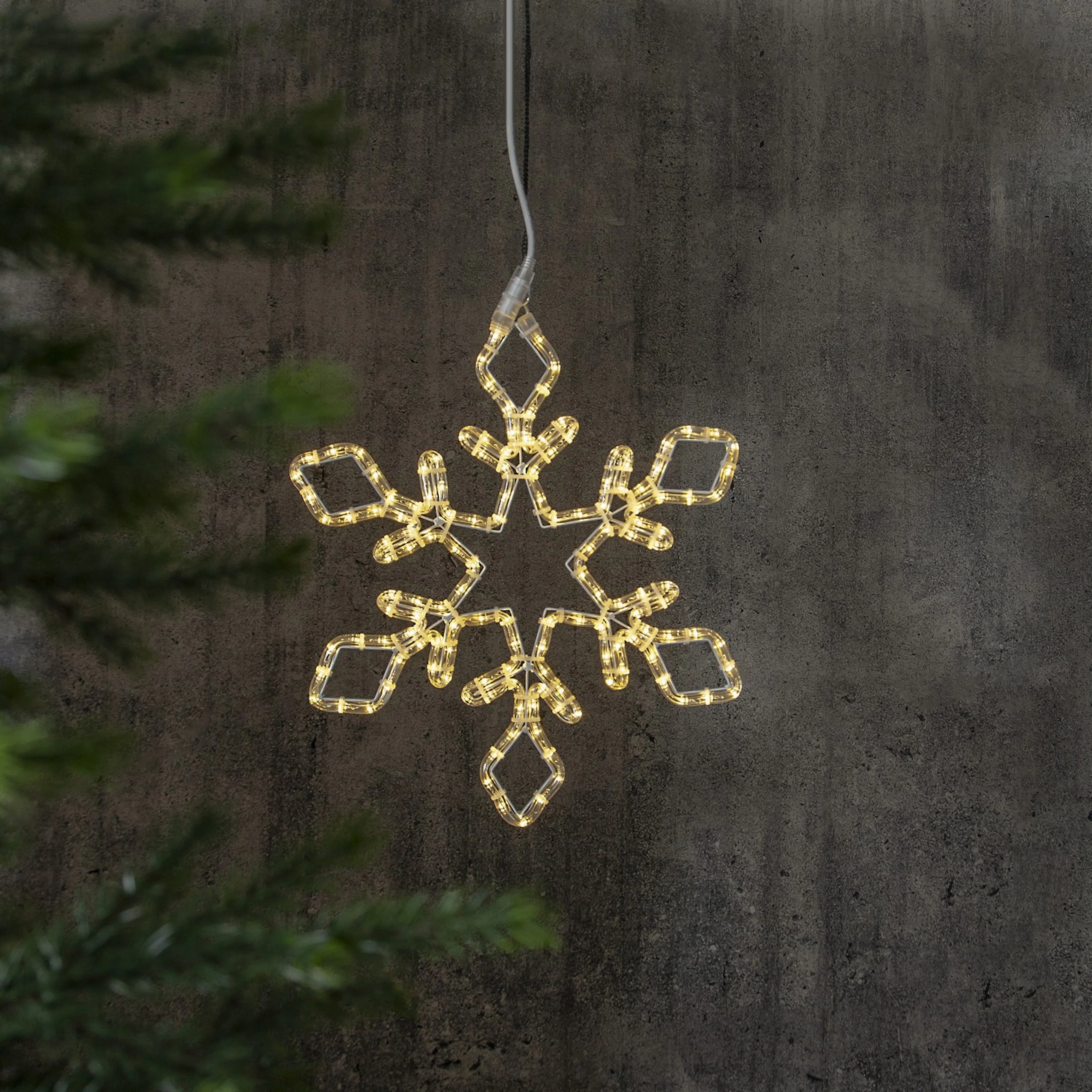 Dekorationsbelysning Star Trading Slt.Snöfl.RL43 cm WW