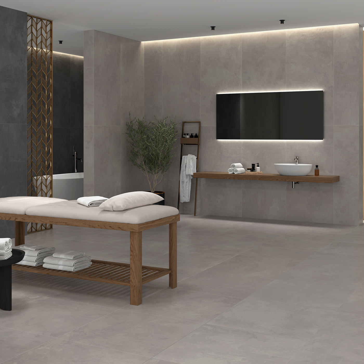 Klinker Tenfors Elementi Grey Matt 75x75 cm