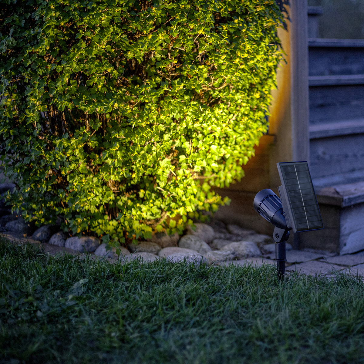 Solcell Spotlight Star Trading Powerspot LED