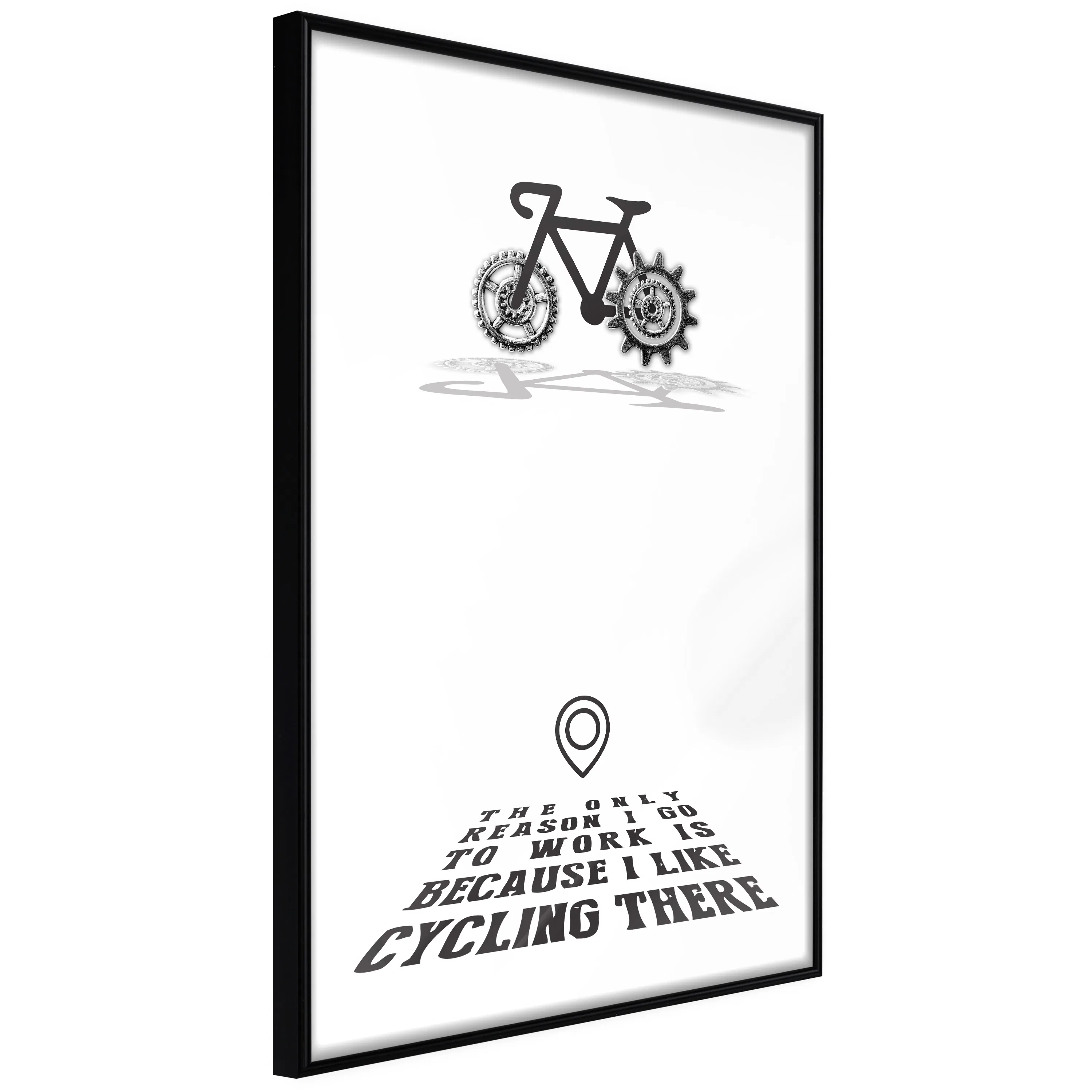 Poster Artgeist Affisch I like Cycling
