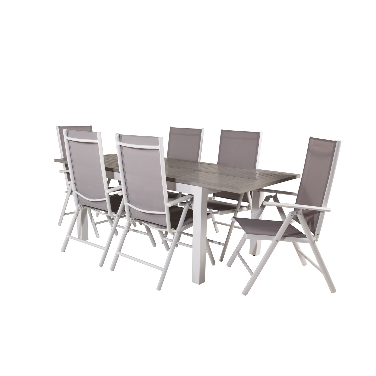 Matgrupp Venture Home Aleyna 152/210 med 6 Bront Stolar