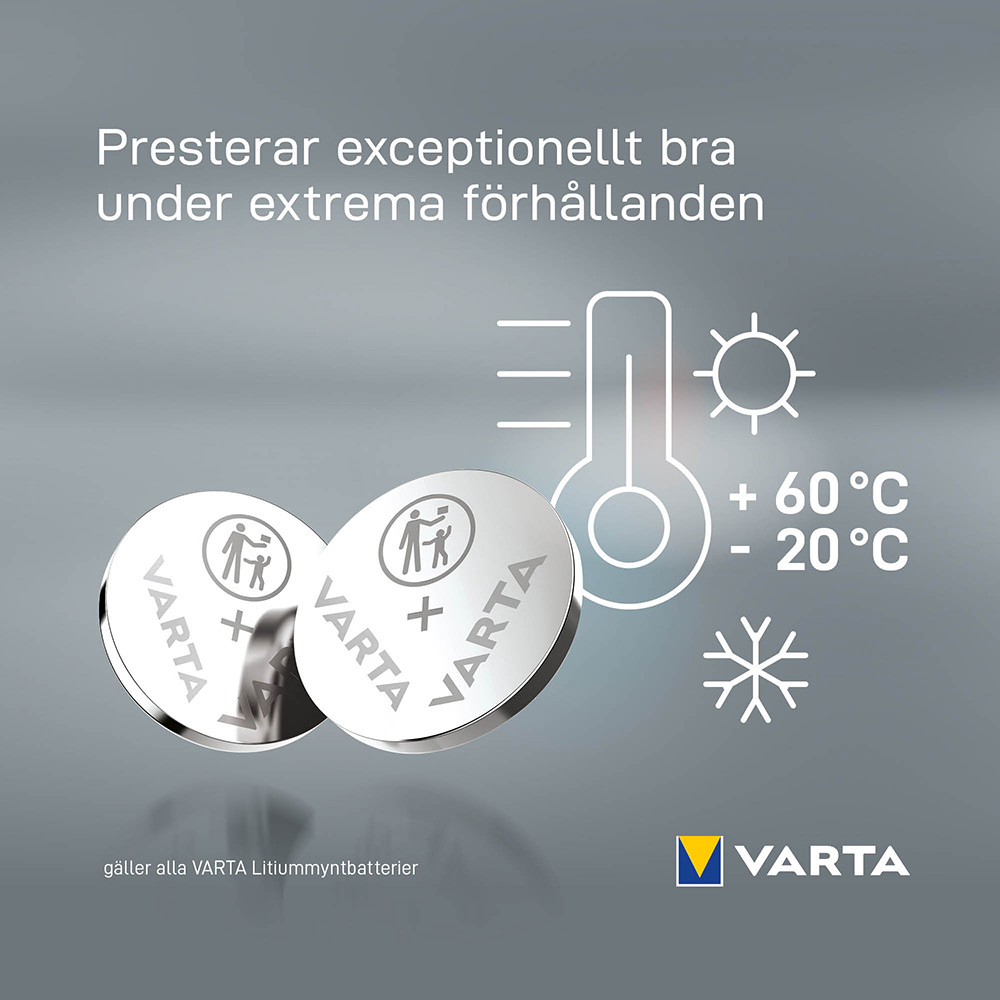 Batteri VARTA Litium CR1220 1-Pack