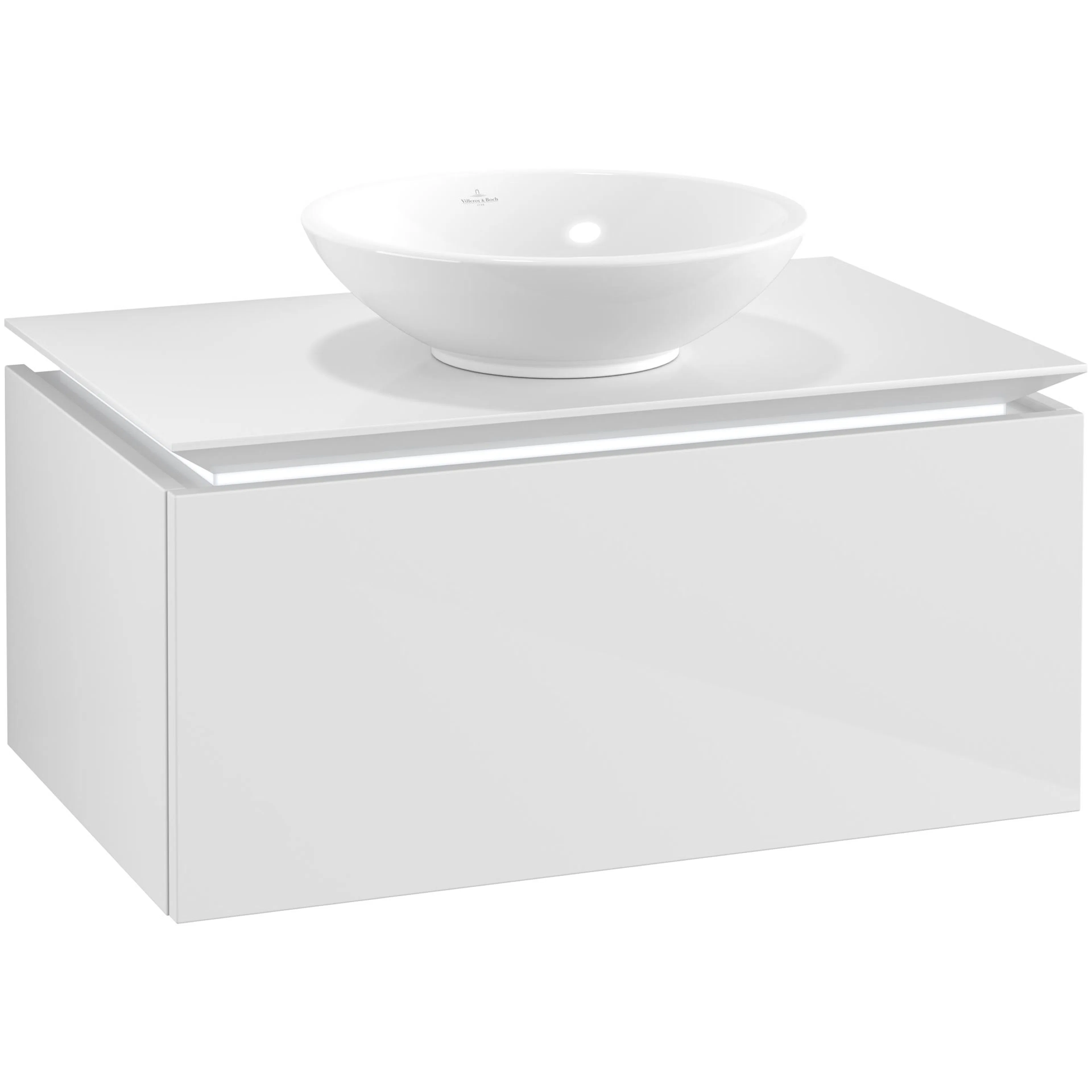 Tvättställsskåp Villeroy & Boch Legato Kompakt 800 med 1 Låda för Ytmonterat Tvättställ