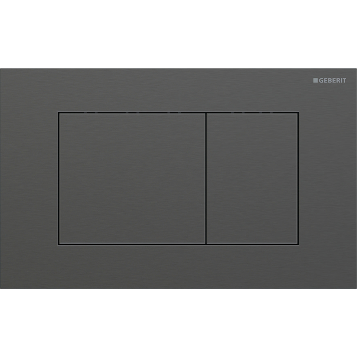 Tryckplatta svart krom/svart krom D:0,6 mm Svart Krom