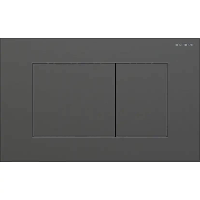Tryckplatta svart krom/svart krom D:0,6 mm Svart Krom