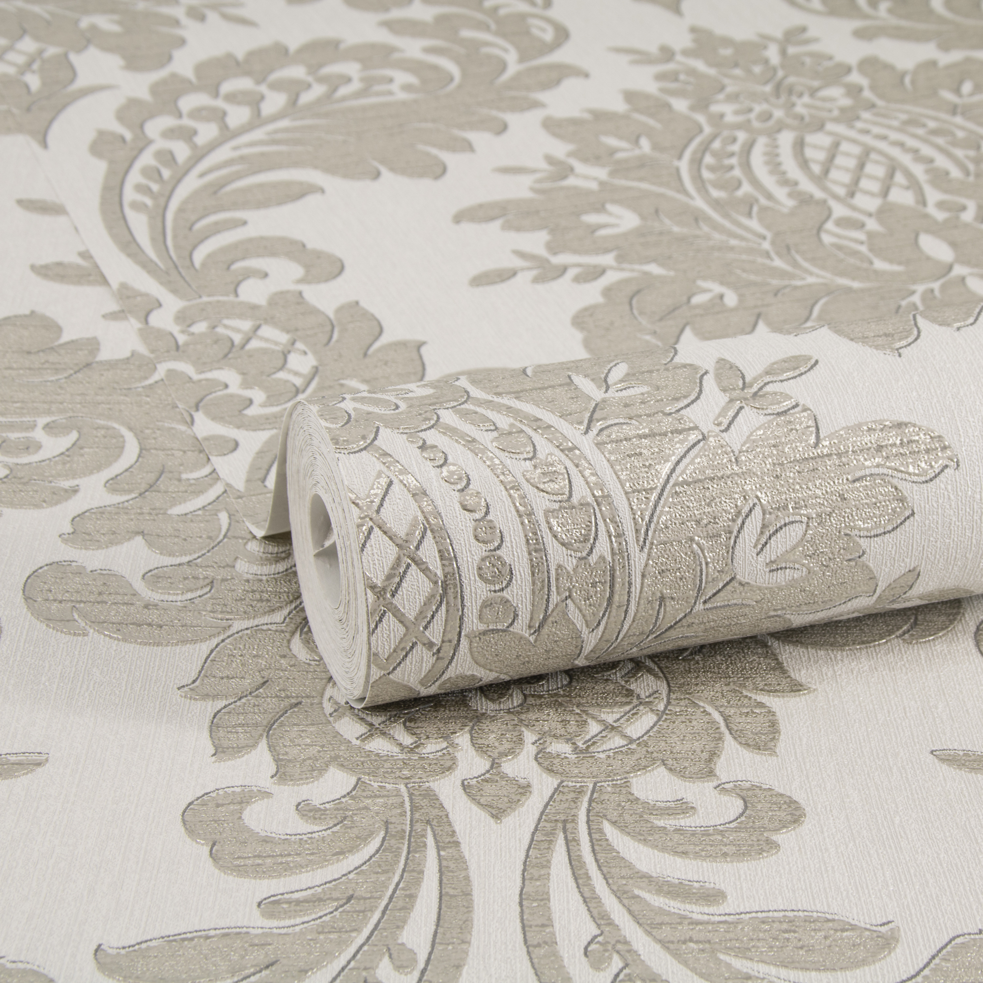 Tapet Sublime Damask Grå 121141