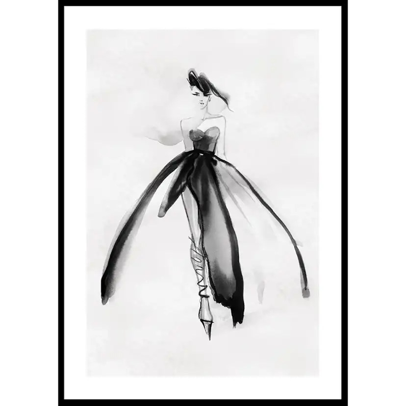 Poster Gallerix Watercolor Dress