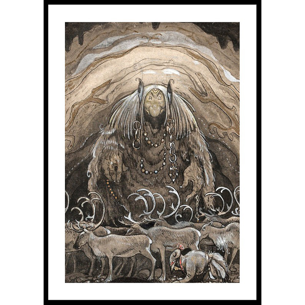 Poster Gallerix Nilas Offer Julbocken II By John Bauer