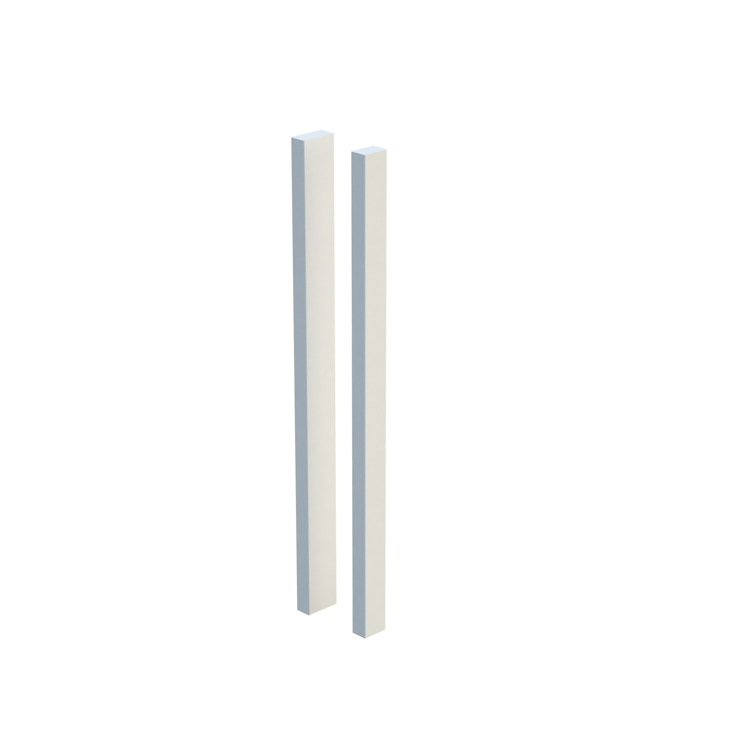 Post for terrace fence 45x70x1200 mm Vitmålad, 45x70 mm