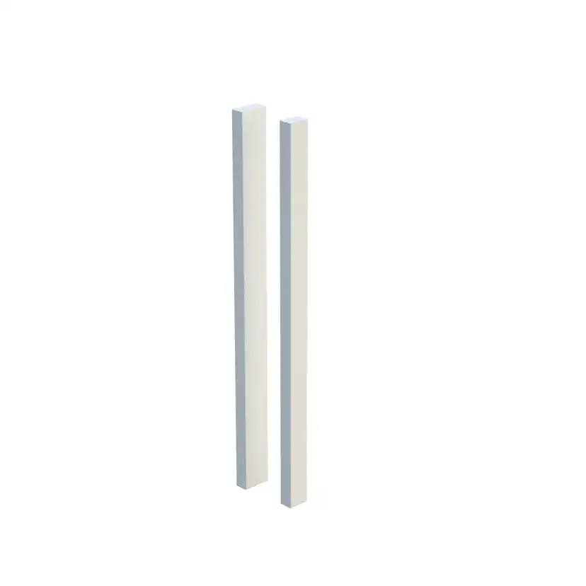 Post for terrace fence 45x70x1200 mm Vitmålad, 45x70 mm