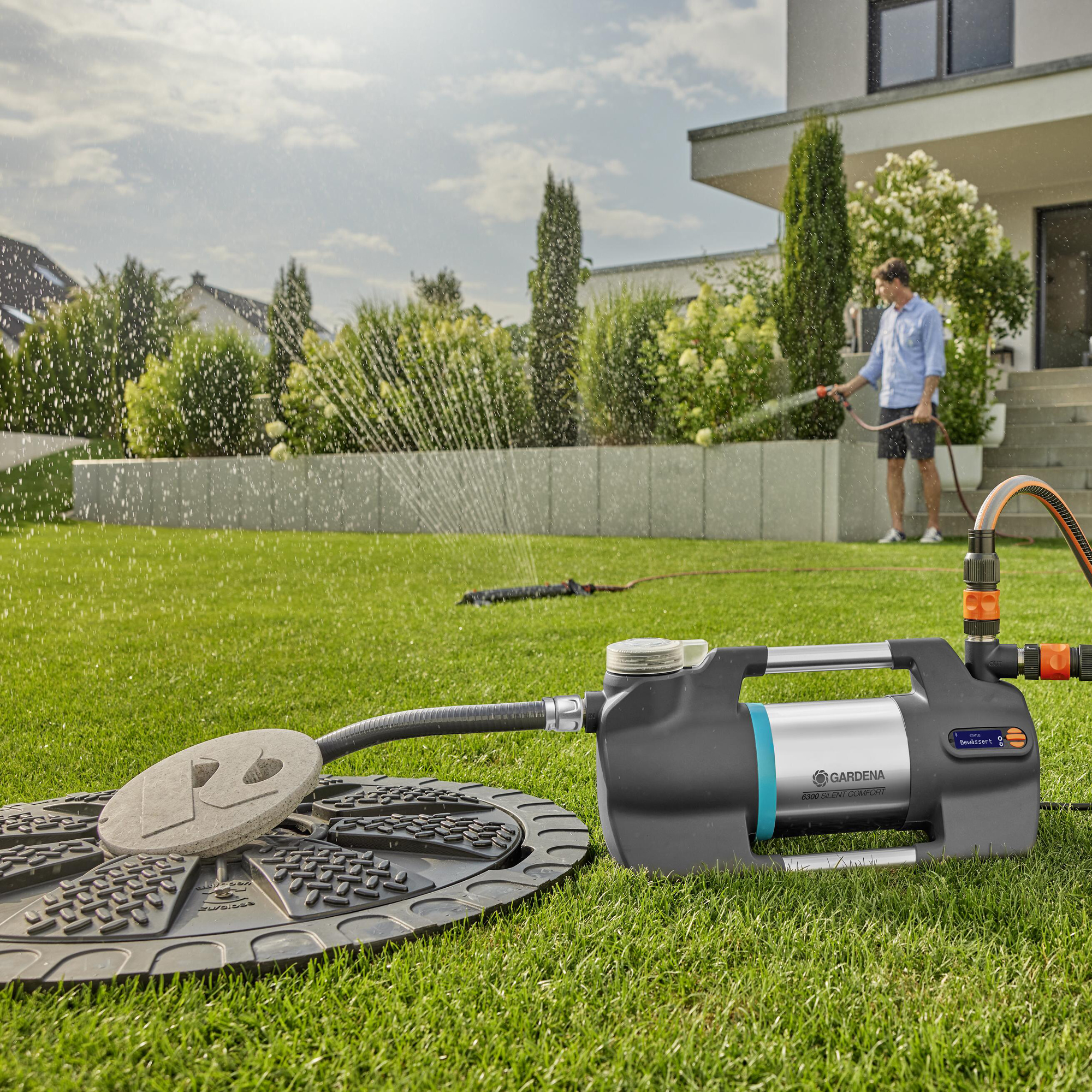 Sugslang Gardena 25 mm 7 m 1" Med Backventil