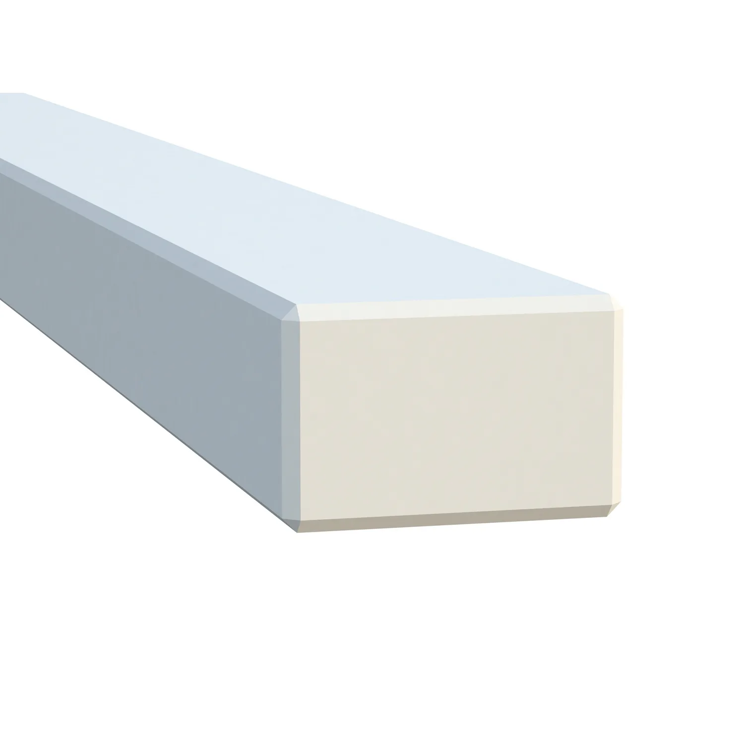 Stolpe Palmako för Altanräcke Vitmålad, 45x70 mm