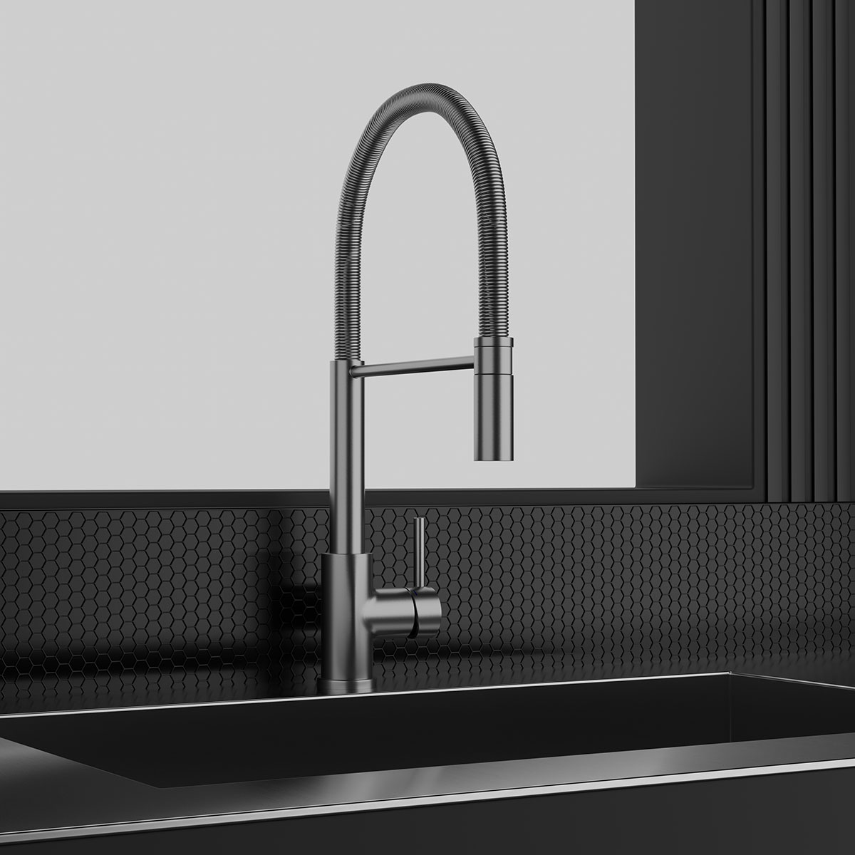 Köksblandare Scandtap Steel Pro Rostfritt Stål
