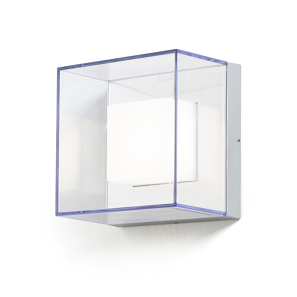 Vägglykta Gnosjö Konstsmide Sanremo 9W High Power LED Alu