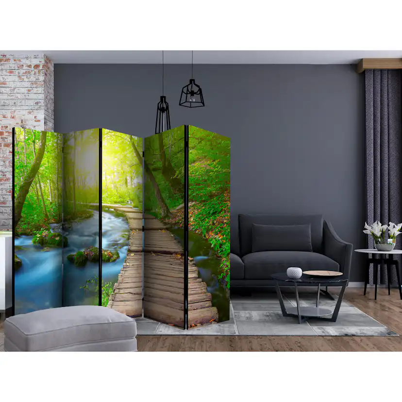 Rumsavdelare Arkiio Green Forest II 225x172 cm